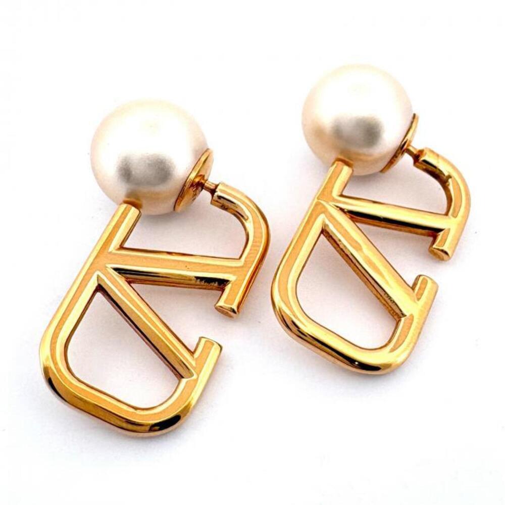 VALENTINO Gold Pearl Earrings